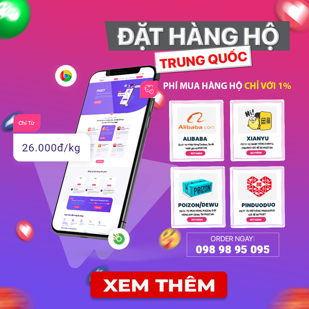 Piget - App mua hàng Trung Quốc tiếng Việt