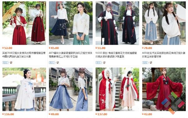 Nguồn hàng quần áo cổ trang Trung Quốc trên Taobao