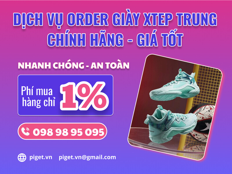 Dịch vụ nhập hàng giày XTEP Trung Quốc