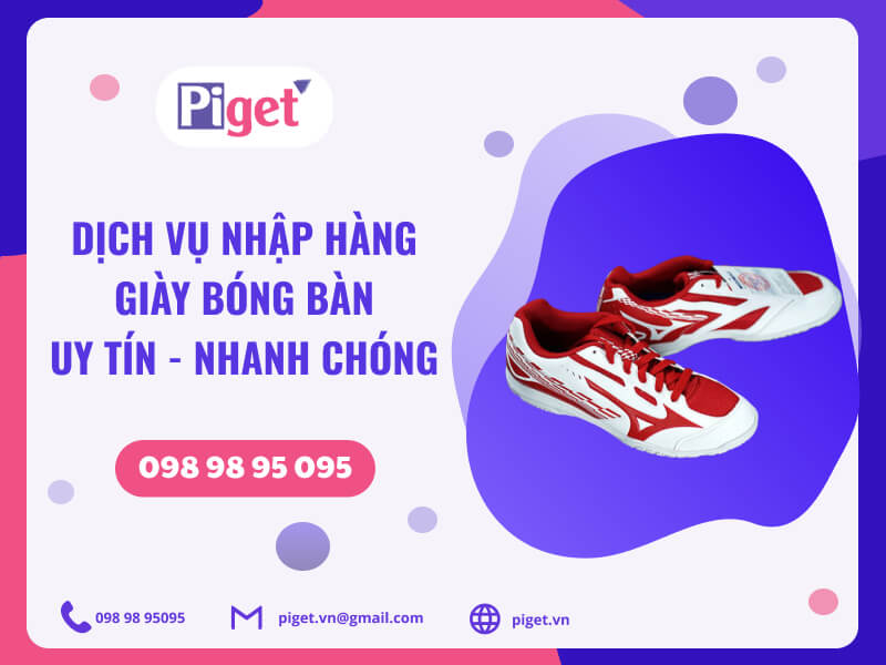 Dịch vụ nhập hàng giày bóng bàn Trung Quốc