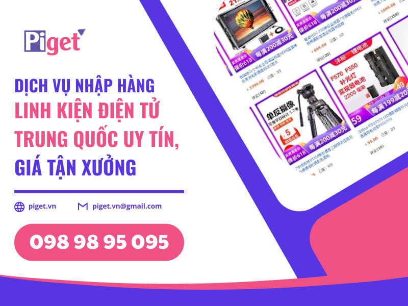 Dịch vụ nhập hàng linh kiện điện tử Trung Quốc