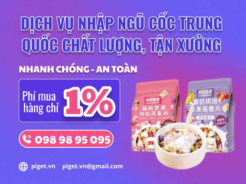 Dịch vụ nhập hàng ngũ cốc Trung Quốc