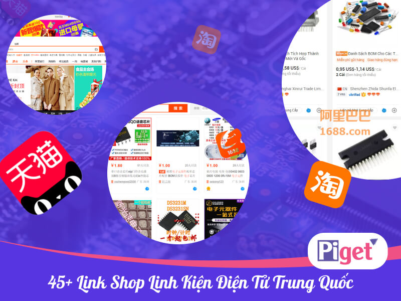 Link shop linh kiện điện tử Trung Quốc