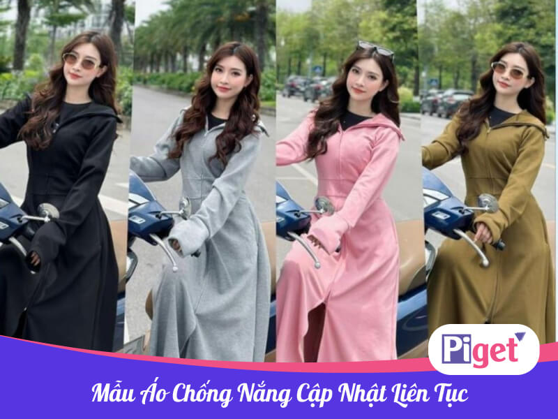 Mẫu áo chống nắng cập nhật liên tục