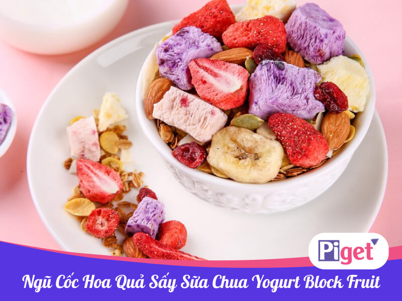 Ngũ cốc hoa quả sấy sữa chua Yogurt block Fruit