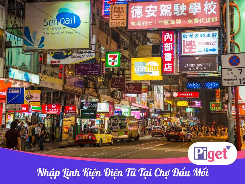 Nhập linh kiện điện tử tại chợ đầu mối