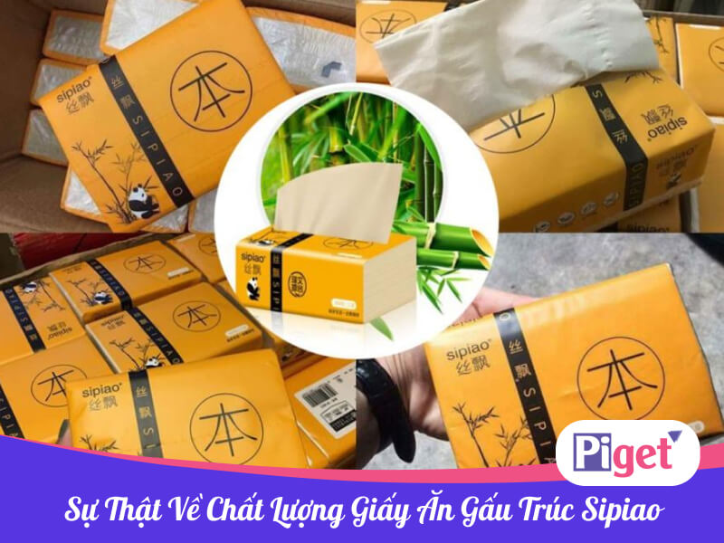 Chất lượng giấy ăn gấu trúc Sipiao