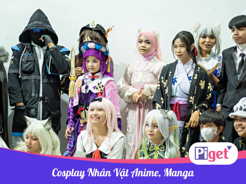 Cosplay nhân vật anime manga