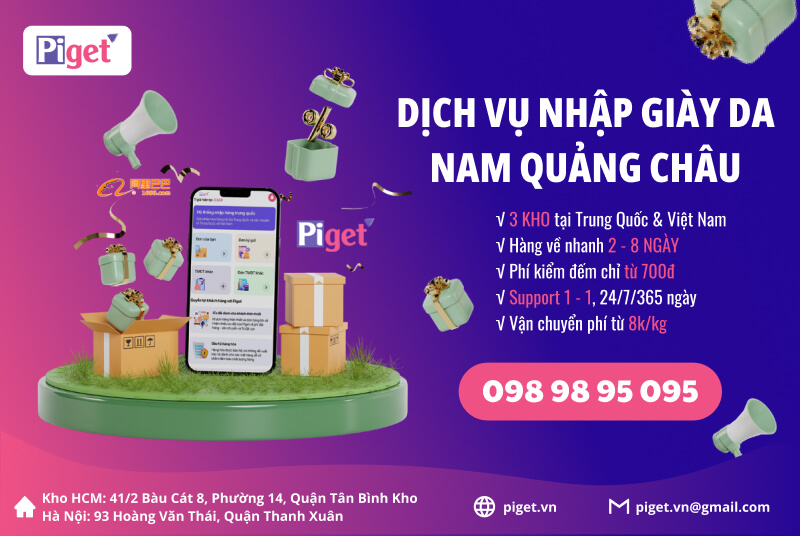 Dịch vụ nhập hàng giày da nam Trung Quốc