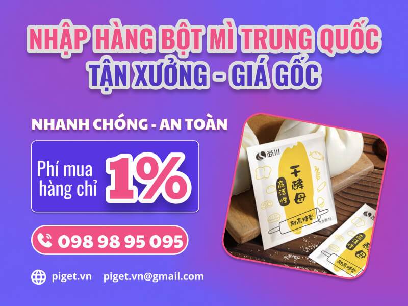 Dịch vụ nhập hàng bột mì Trung Quốc