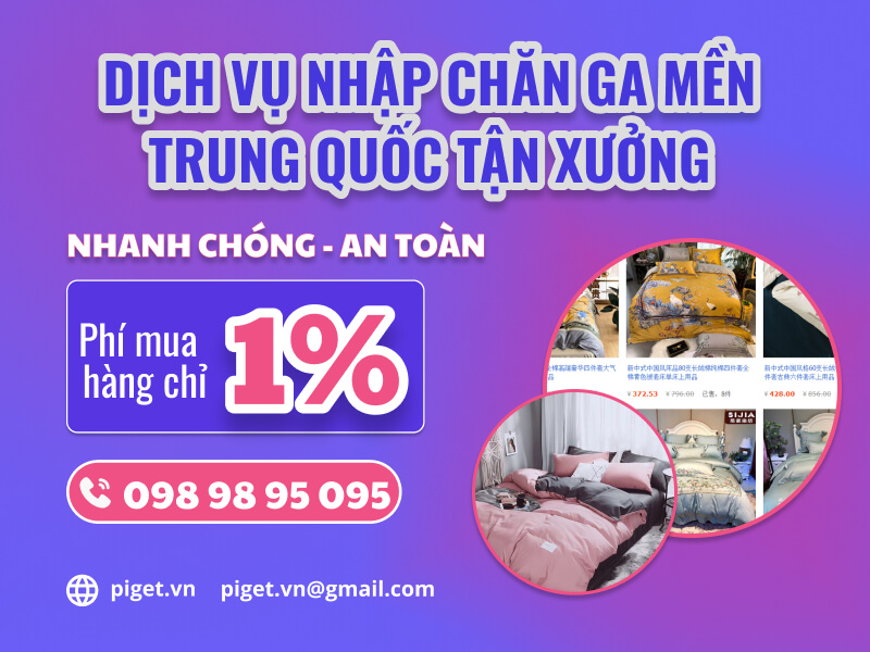 Dịch vụ nhập hàng chăn ga gối đêm Quảng Châu