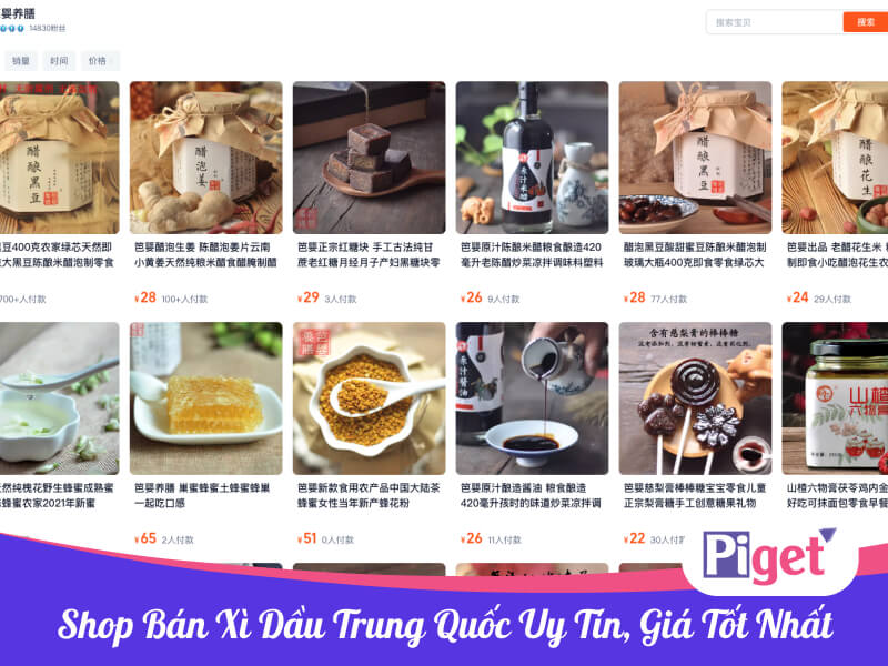 Link shop bán xì dầu Trung Quốc