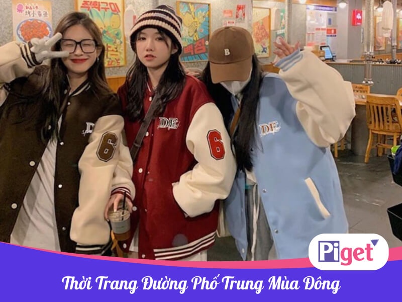 Thời trang đường phố Trung mùa đông