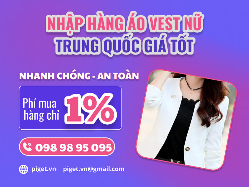 Link shop áo vest nữ Trung Quốc mẫu đẹp, uy tín