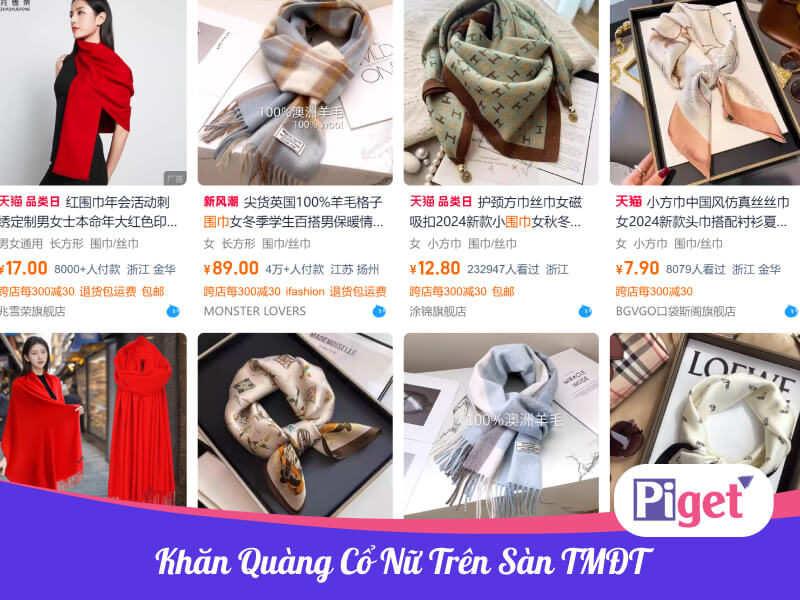 Top 5+ mẫu khăn quàng cổ nữ Trung Quốc cực xinh