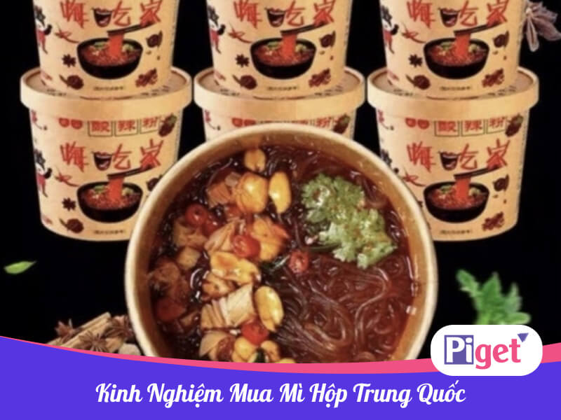 Kinh nghiệm mua mì hộp Trung Quốc