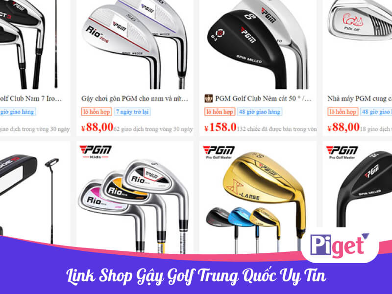 Order gậy golf Trung Quốc chất lượng về Việt Nam