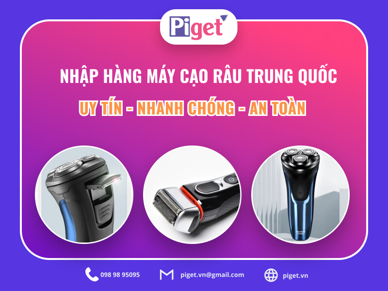 Nguồn hàng máy cạo râu Trung Quốc chính hãng, giá tốt