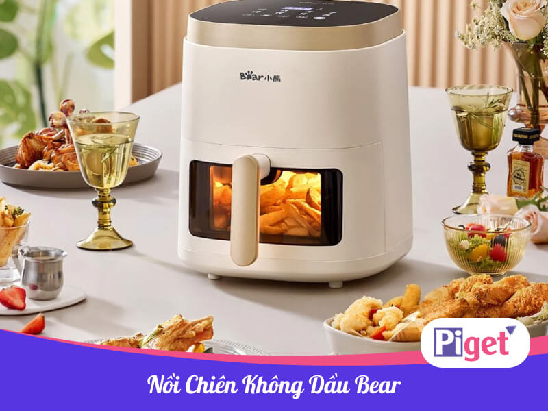 Top 10 thương hiệu nồi chiên không dầu Trung Quốc chất lượng