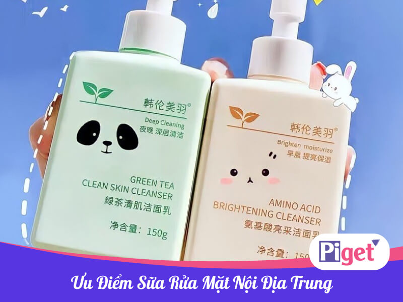 Ưu điểm sữa rửa mặt nội địa Trung Quốc