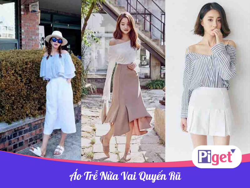 Áo trễ nửa vai quyến rũ