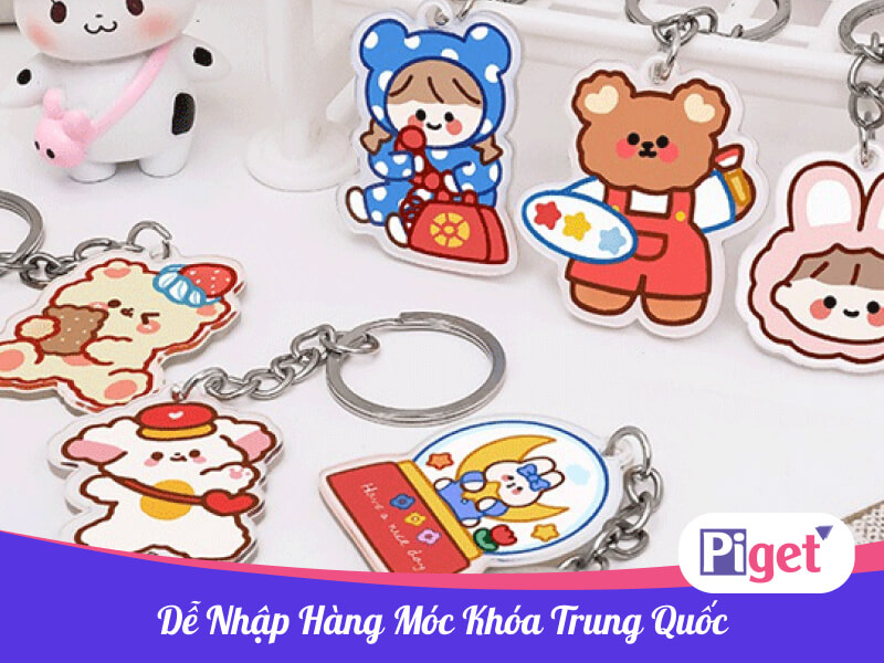 Dễ nhập hàng móc khóa Trung Quốc