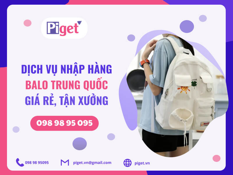 Dịch vụ nhập hàng balo Trung Quốc