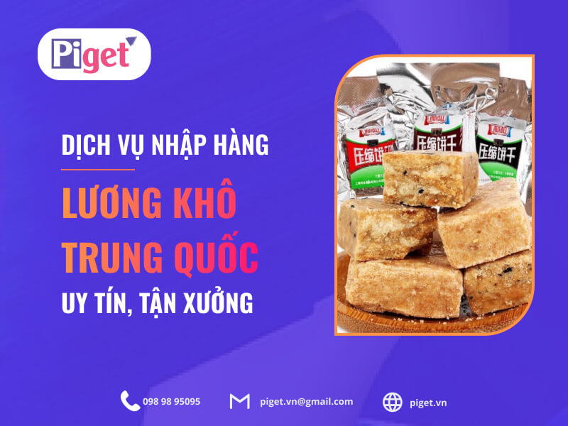 Dịch vụ nhập hàng lương khô Trung Quốc