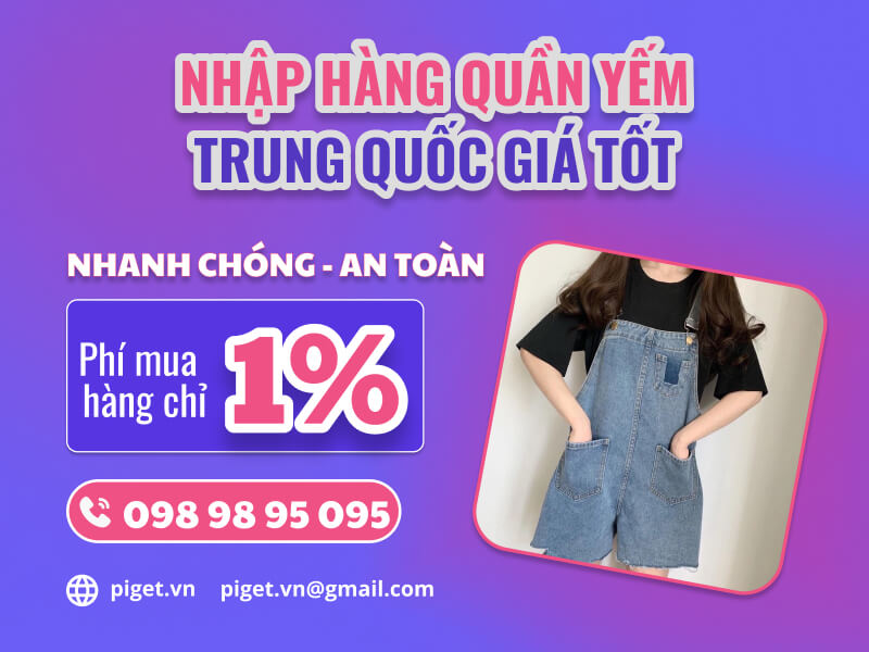 Dịch vụ nhập hàng quần yếm Trung Quốc