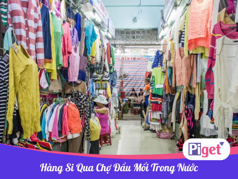 Hàng si qua chợ đầu mối trong nước