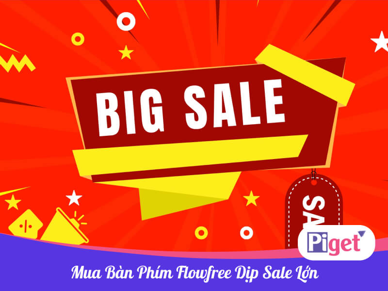 Mua bàn phím flowfree dịp sale lớn