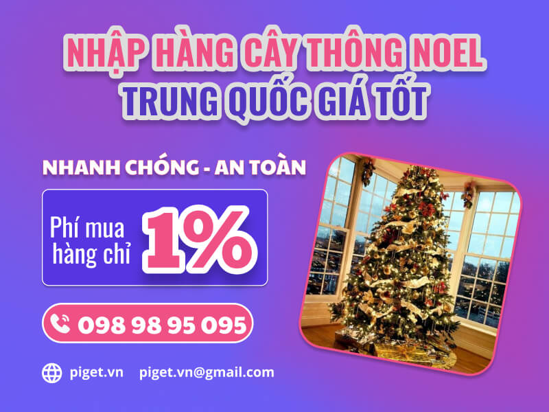 Nguồn hàng cây thông Noel đẹp kinh doanh mùa Giáng Sinh