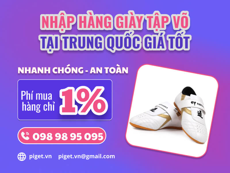 Nhập hàng giày tập võ Trung Quốc