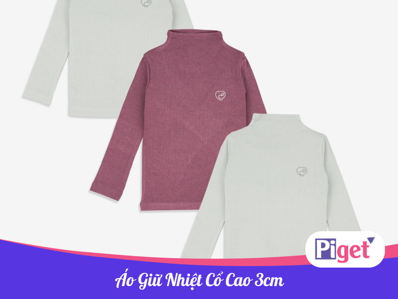 Áo giữ nhiệt cổ cao 3cm