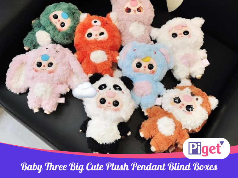 Baby Three Big Cute Plush Pendant Blind Boxes