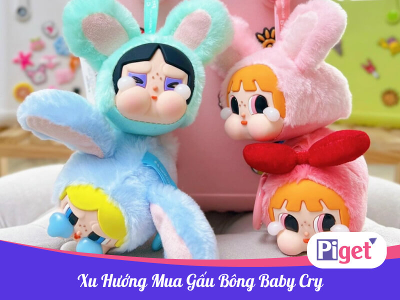 Xu hướng mua gấu bông Baby Cry