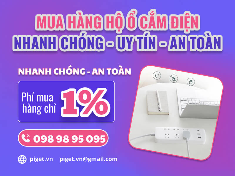 Mua hàng hộ ổ cắm điện Trung Quốc