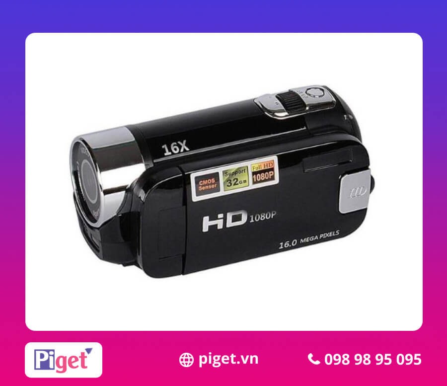 Máy quay chụp kỹ thuật số Digital Handy Camera VHS 16MP