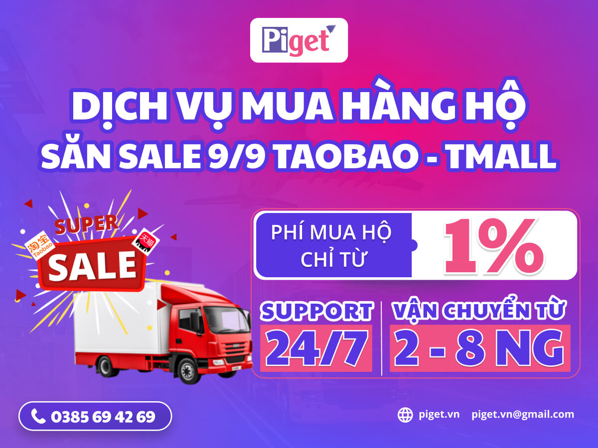 Dịch vụ mua hộ săn sale 9/9 Taobao Tmall